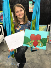 Load image into Gallery viewer, Faces by Addy | Drawstring Canvas Tote | Pink | Limited Edition | Reusable | 17.5x14