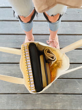 Load image into Gallery viewer, Synergy Canvas Tote | Limited Edition | Reusable | Mis Sombras collection | kjack | 14.75x15.5