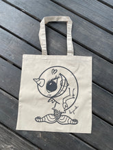 Load image into Gallery viewer, Soñador Canvas Tote | Limited Edition | Reusable | Mis Sombras collection | kjack | 14.75x15.5
